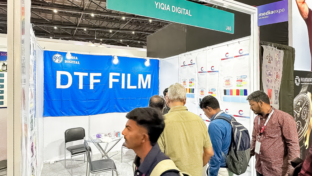 YIQIA DIGITAL Showcases Advanced DTF Solutions at Media Expo India 2026 4 YIQIA DTF FILM in MEDIAEXPO 2026