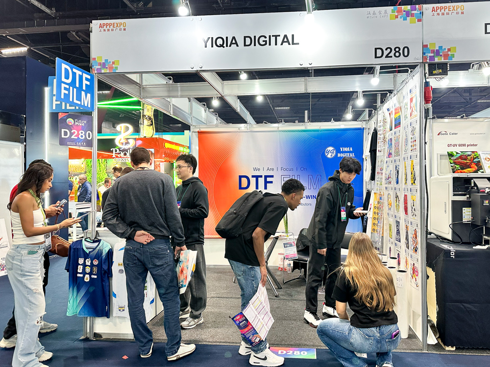 Next-Generation DTF Solutions at Future Print 2026 2 yiqia dtf film at future print 2026