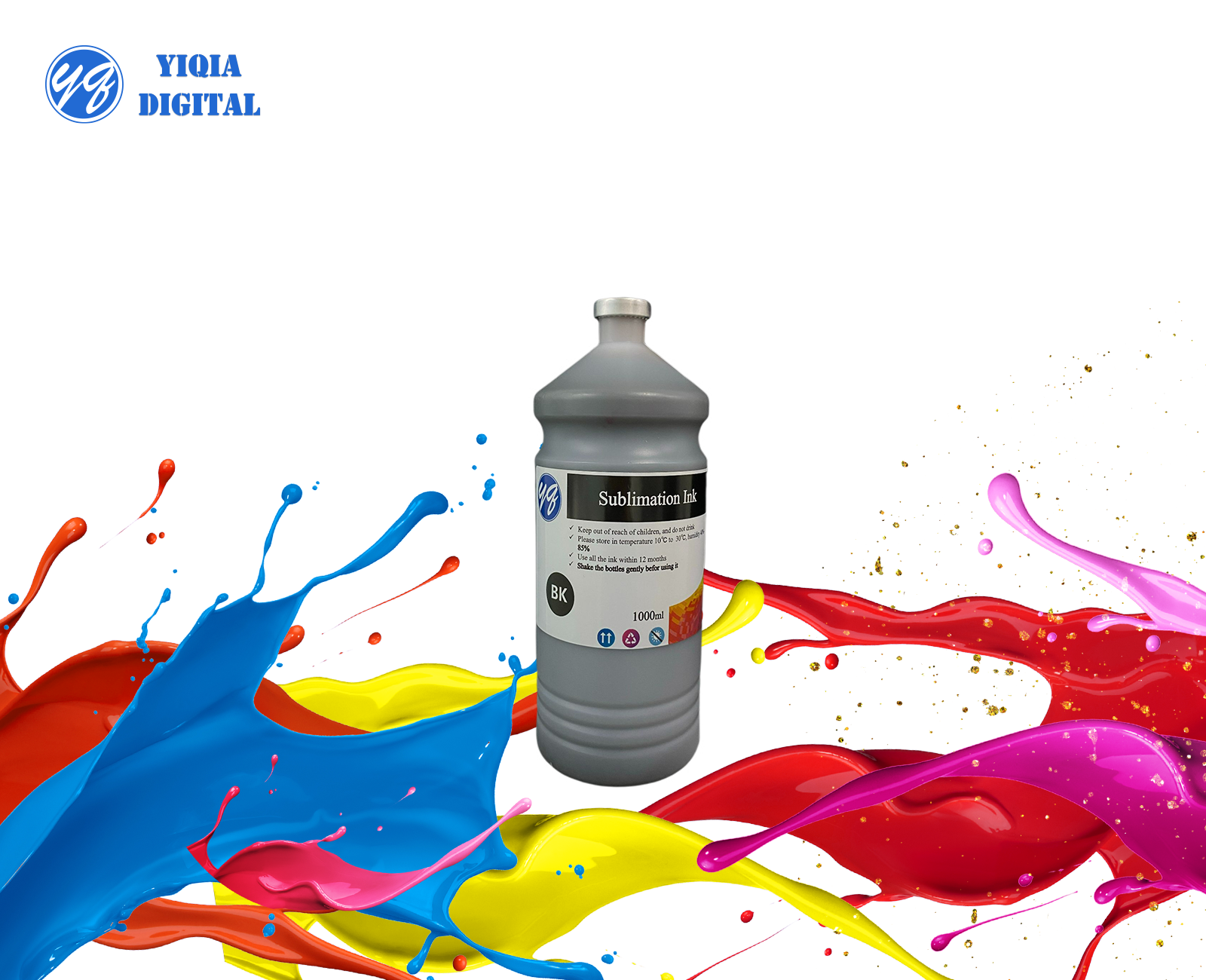 Deep-Black-Dye-Sublimation Ink-Extra-yiqia